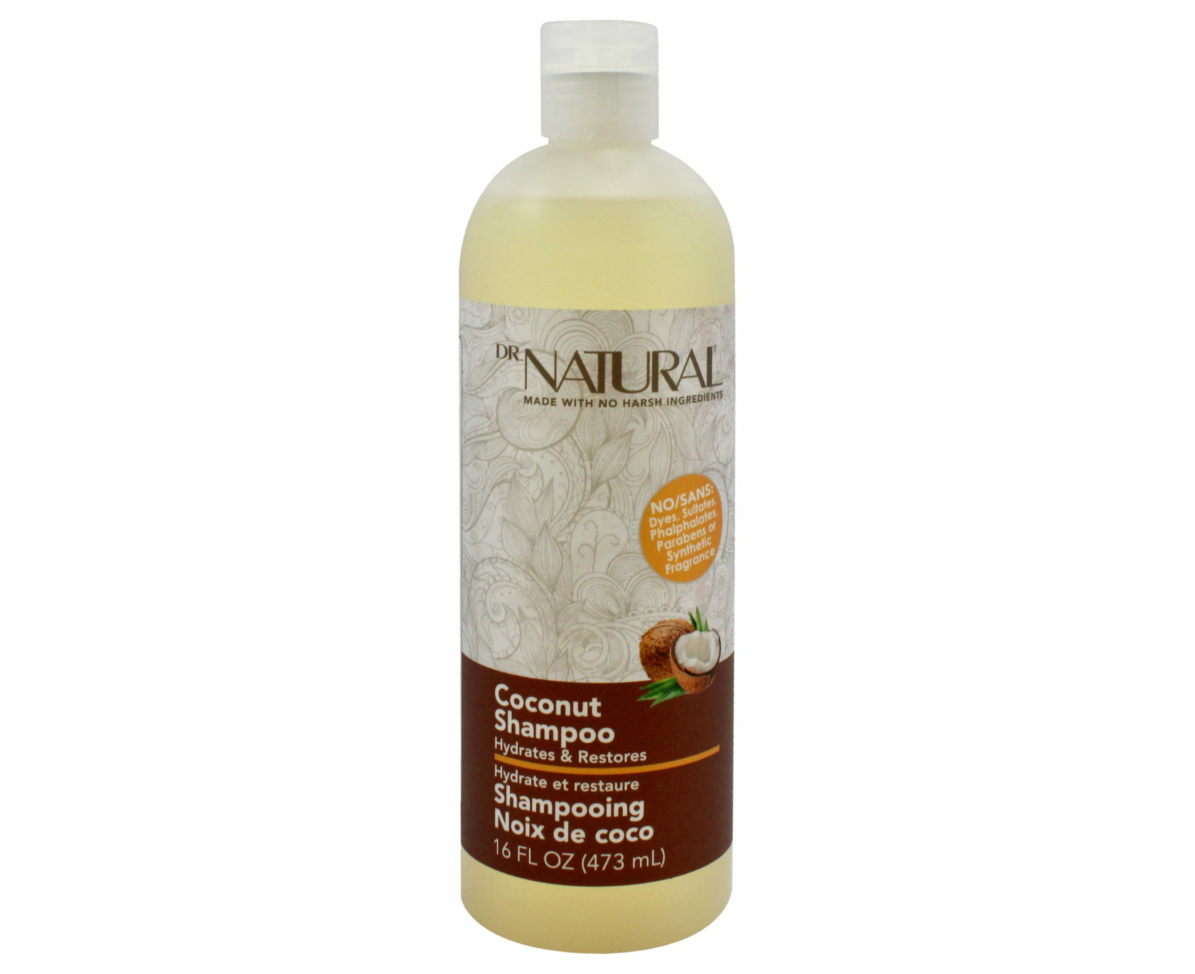 Dr. Natural Intense Hydration Shampoo - Coconut by Dr. Natural for Unisex - 16 oz Lotion