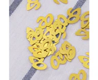 1200pcs Number 20 Sequins Confetti Party Supplies Table Confetti Decoration for Birthday Anniversary Celebration (Golden)