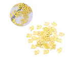 1200pcs Number 20 Sequins Confetti Party Supplies Table Confetti Decoration for Birthday Anniversary Celebration (Golden)