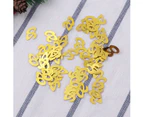 1200pcs Number 20 Sequins Confetti Party Supplies Table Confetti Decoration for Birthday Anniversary Celebration (Golden)