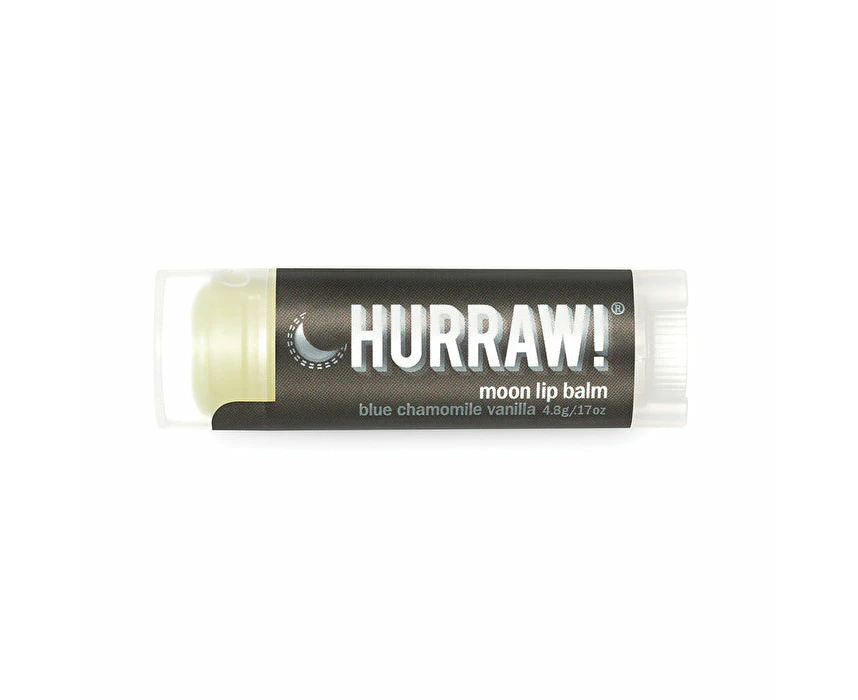 Hurraw! Organic Lip Balm Moon (Blue Chamomile vanilla) 4.8g