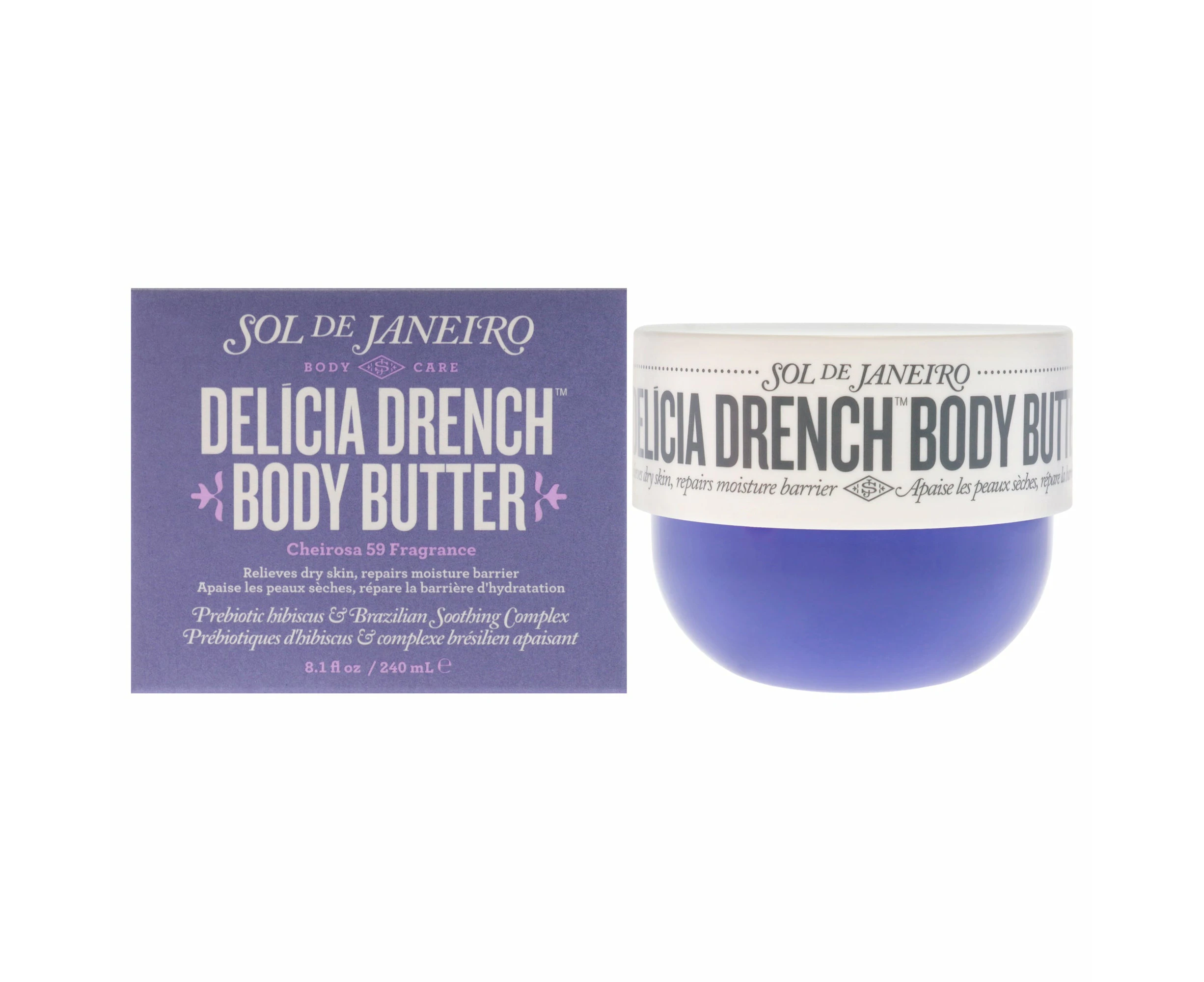 Sol de Janeiro Delicia Drench Body Butter by Sol de Janeiro for Women - 8.1 oz Body Butter