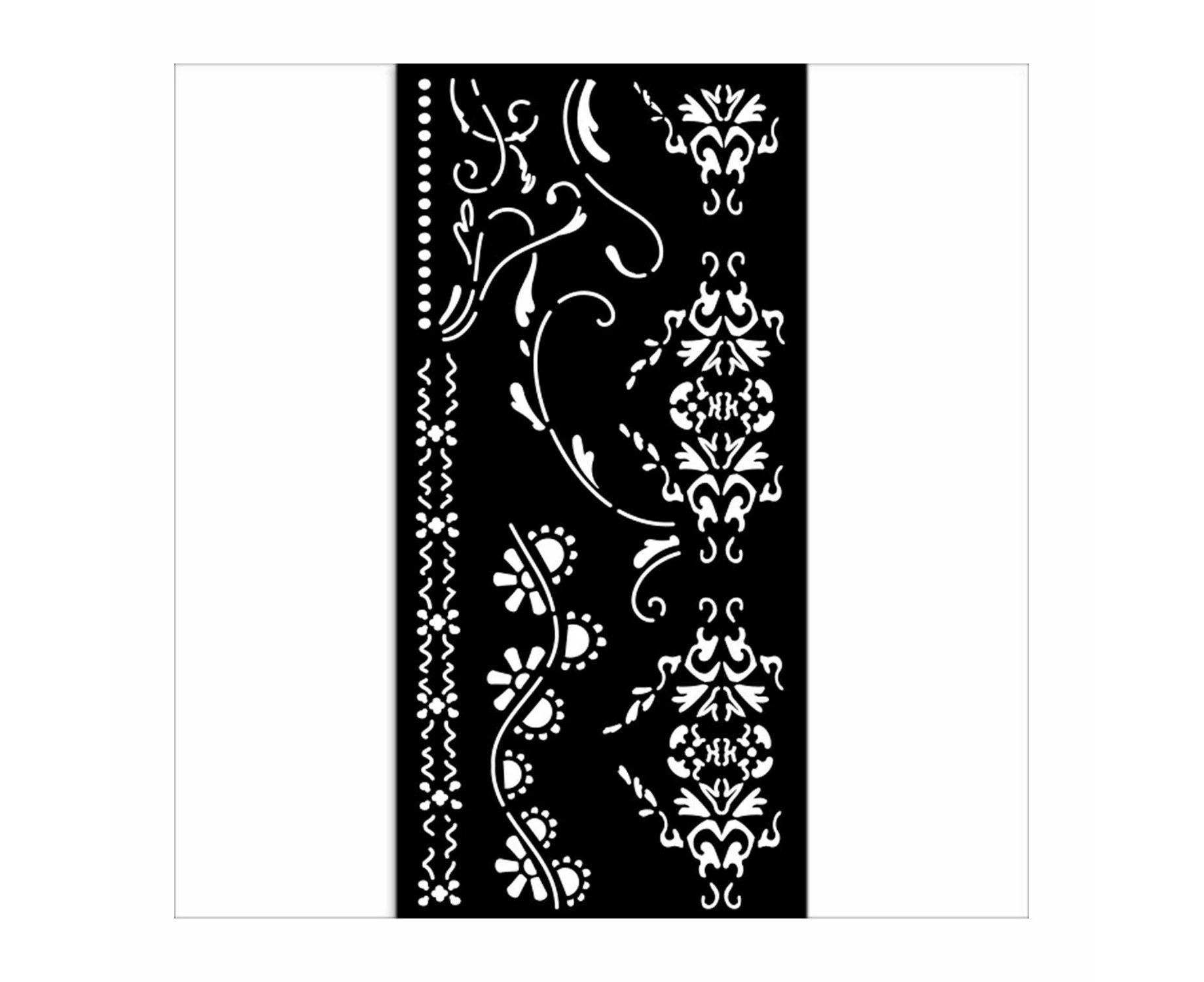 Stamperia Stencil 4.72"x 9.84" - Old Lace - Borders