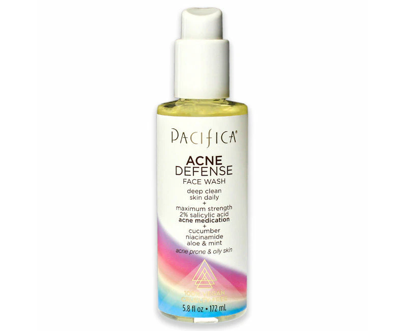 Pacifica Acne Defense Face Wash by Pacifica for Unisex - 5.8 oz Cleanser