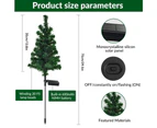 4 Pack Solar Christmas Tree Garden Stake Lights, Solar Christmas Tree Yard Landscape Pathway Lights