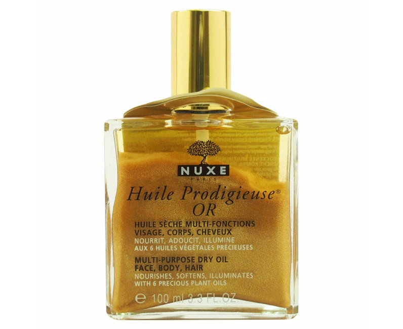 Nuxe Huile Prodigieuse OR Multi-Purpose Dry Oil - Golden Shimmer by Nuxe for Unisex - 3.3 oz Oil