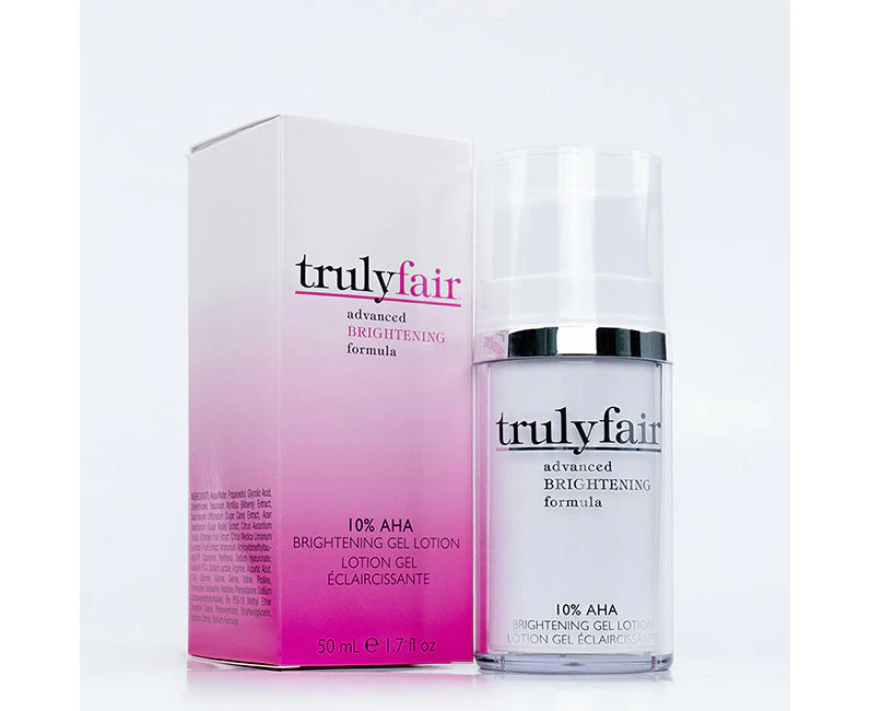 Truly Fair 10 Percent Aha Brightening Gel Lotion by Truly Fair for Unisex - 1.7 oz Lotion