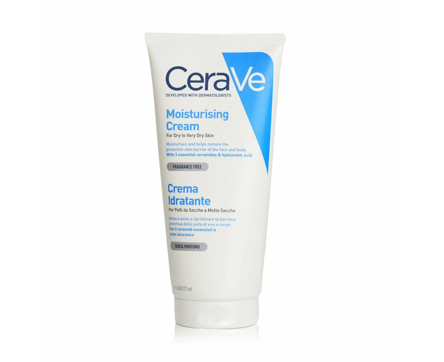 CeraVe Moisturising Cream For Dry to Very Dry Skin  177ml/6oz