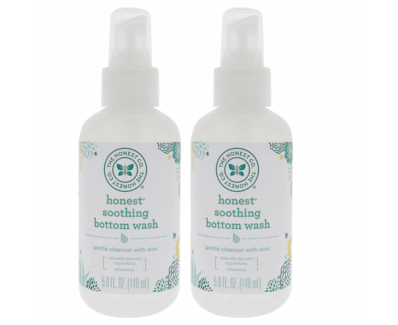 Soothing Bottom Wash by Honest for Kids - 5 oz Cleanser - Pack of 2