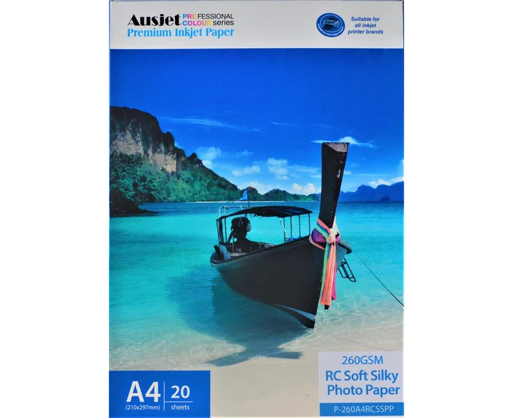 260gm A4 RC Rough Silky Photo Paper 20 sheets