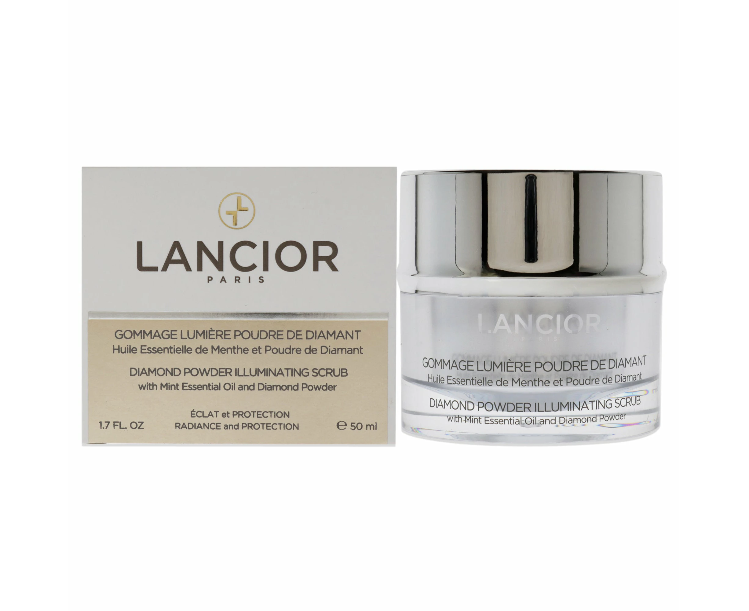 Lancior Diamond Powder Illuminating Scrub For Unisex 1.7 oz Scrub Variant Size Value 1.7 oz