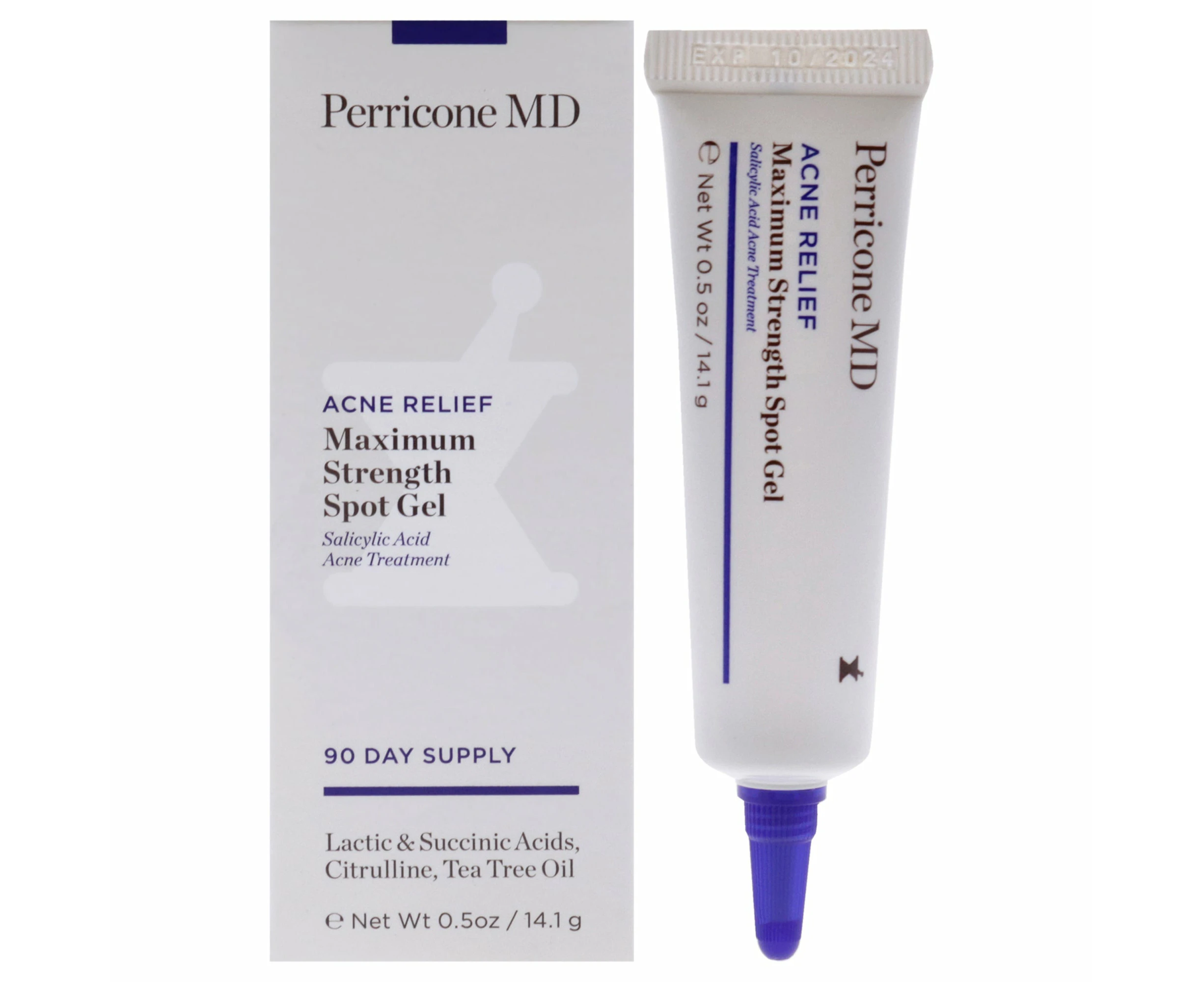 Acne Relief Maximum Strength Spot Gel by Perricone MD for Unisex - 0.5 oz Gel