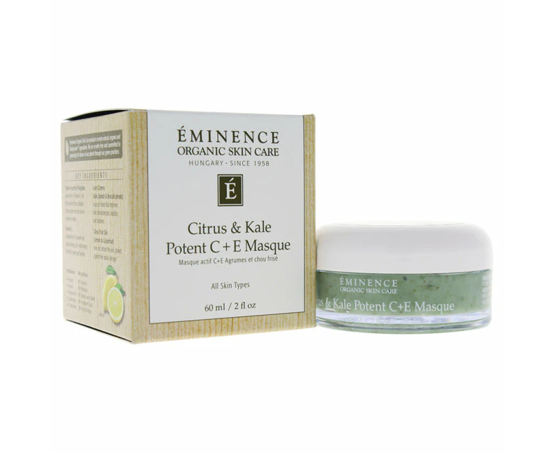 Eminence Citrus and Kale Potent C and E Masque by Eminence for Unisex - 2 oz Mask