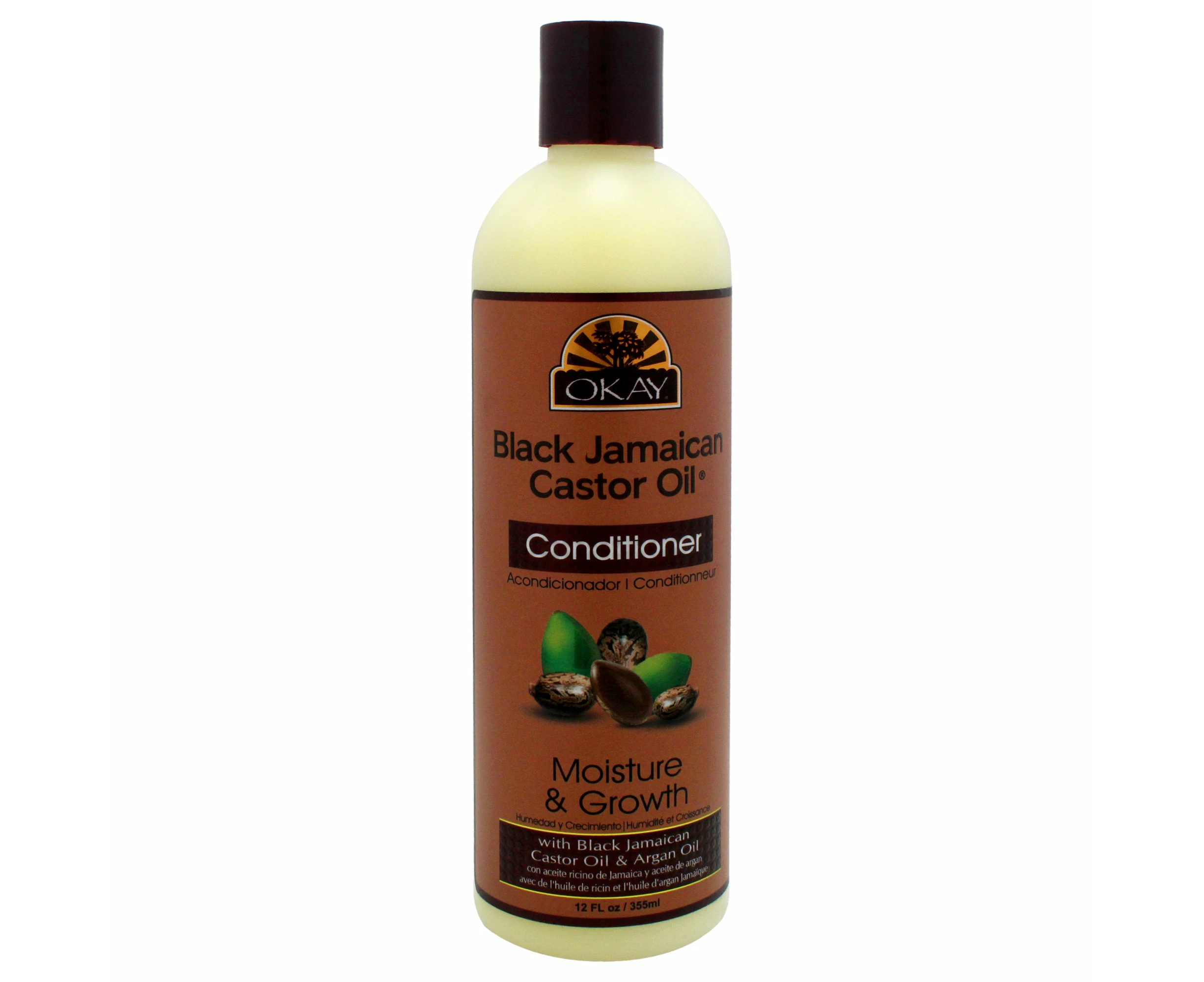 Okay Black Jamaican Castor Oil Conditioner by Okay for Unisex - 12 oz Conditioner