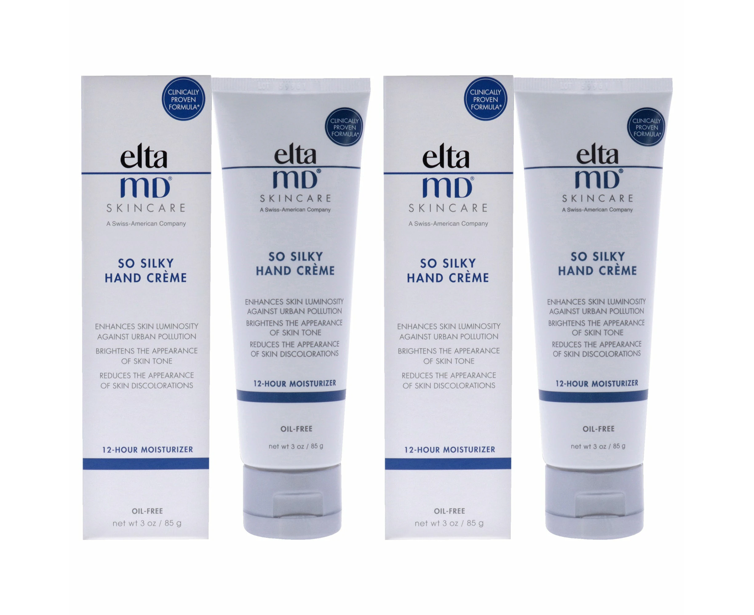 EltaMD So Silky Hand Creme by EltaMD for Unisex - 3 oz Cream - Pack of 2