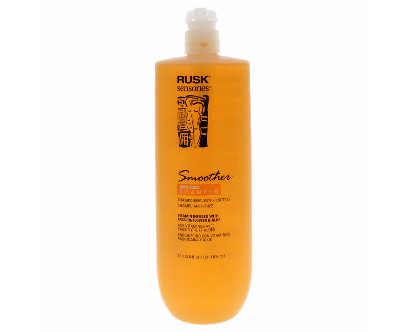 Rusk Sensories Smoother Passion Flower Aloe Shampoo by Rusk for Unisex - 35 oz Shampoo