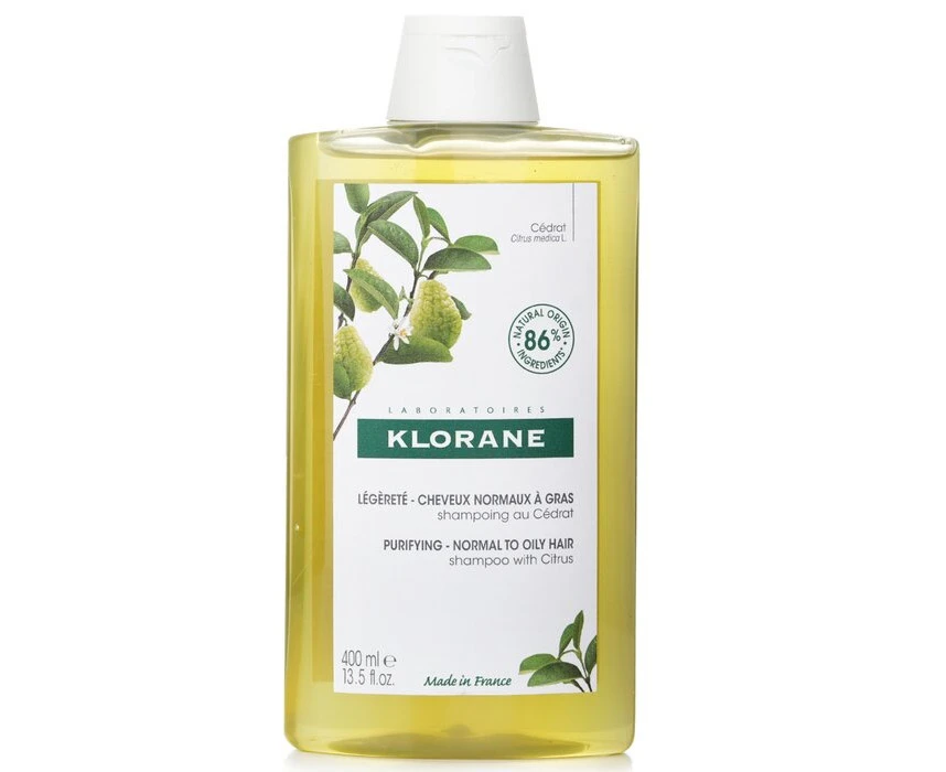 Klorane Shampoo With Citrus (Purifying Normal To Oily Hair) 400ml/13.5oz