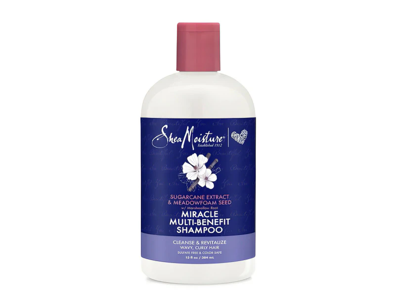 Shea Moisture Sugarcane And Meadowfoam Multi-Benefit Shampoo 384ml