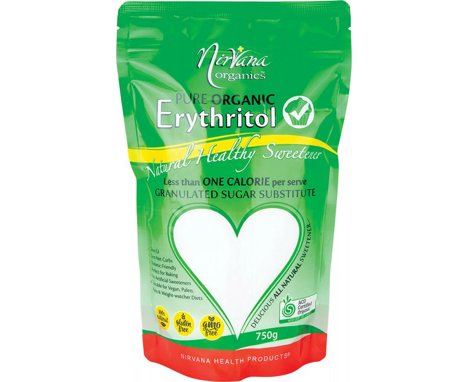 Erythritol Natural Healthy Sweetener (Organic) - 750g