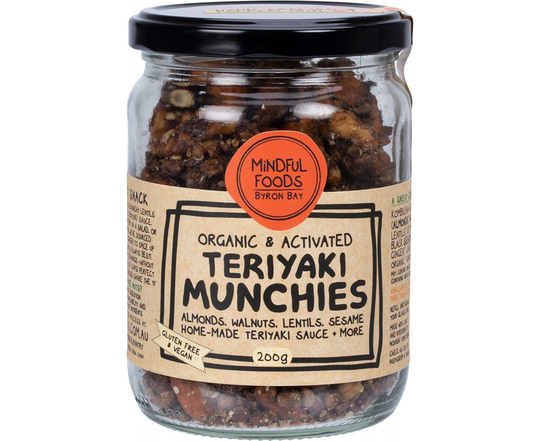 Teriyaki Munchies Organic & Activated - 200g