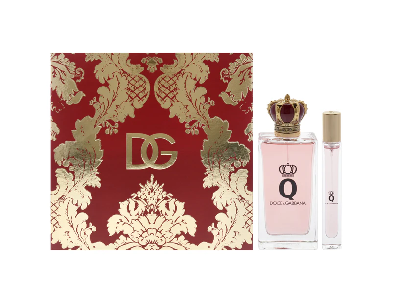 Dolce and Gabbana Q For Women 2 Pc Gift Set 3.3oz EDP Spray, 0.33oz EDP Spray