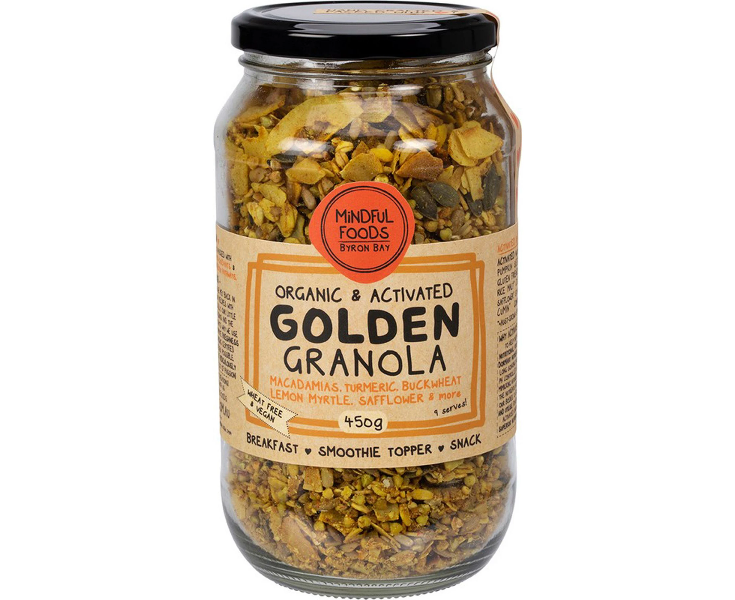 Golden Granola (Organic & Activated) - 450g