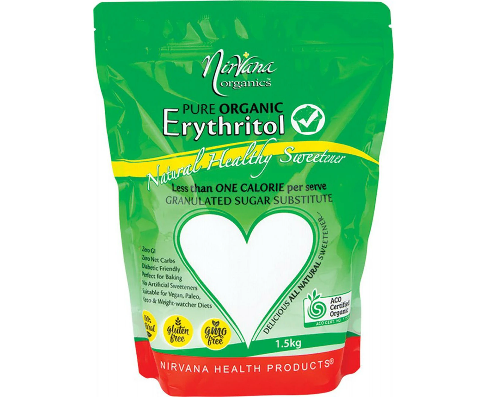 Pure Organic Erythritol - 1.5kg