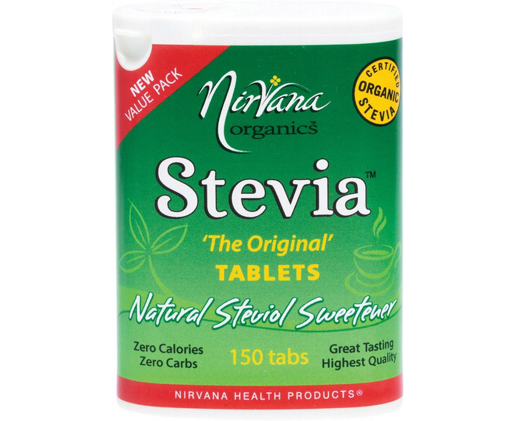 Organics Stevia Tablets, 150 Tabs