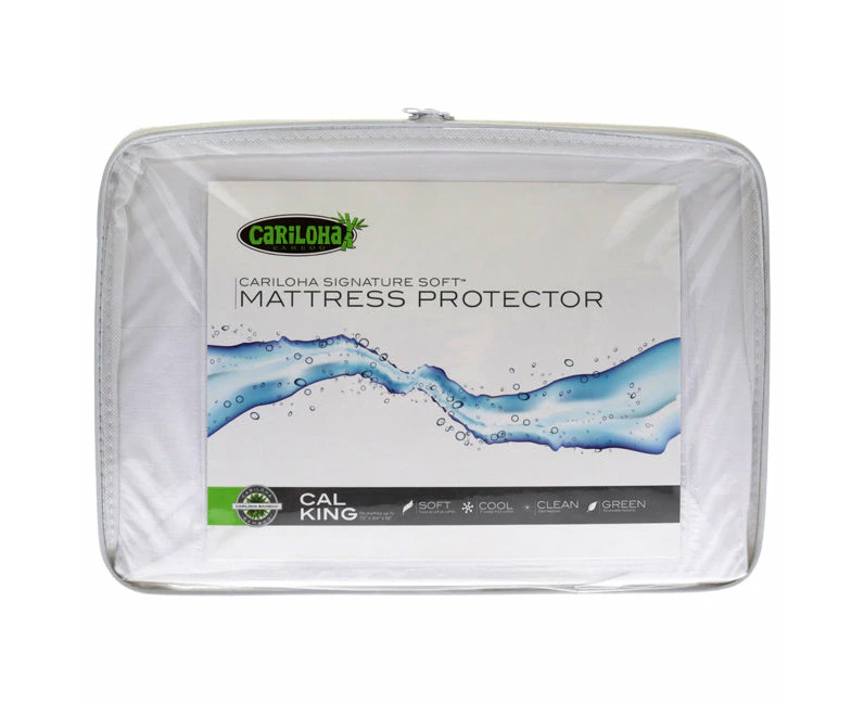 Cariloha Bamboo Mattress Protector - Cal King by Cariloha for Unisex - 1 Pc Mattress Protector