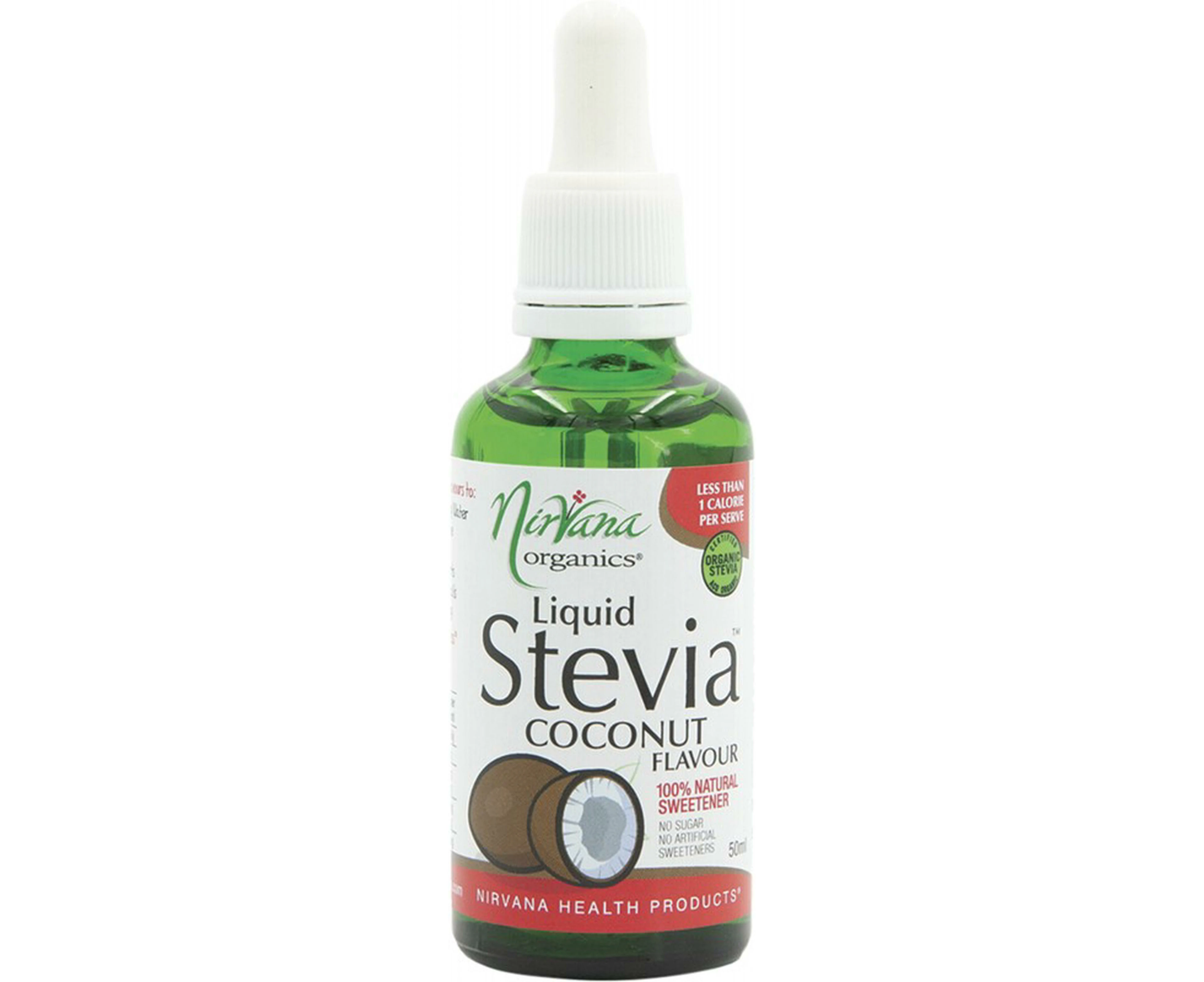 Organics Liquid Stevia Sweetener (Coconut) - 50mL