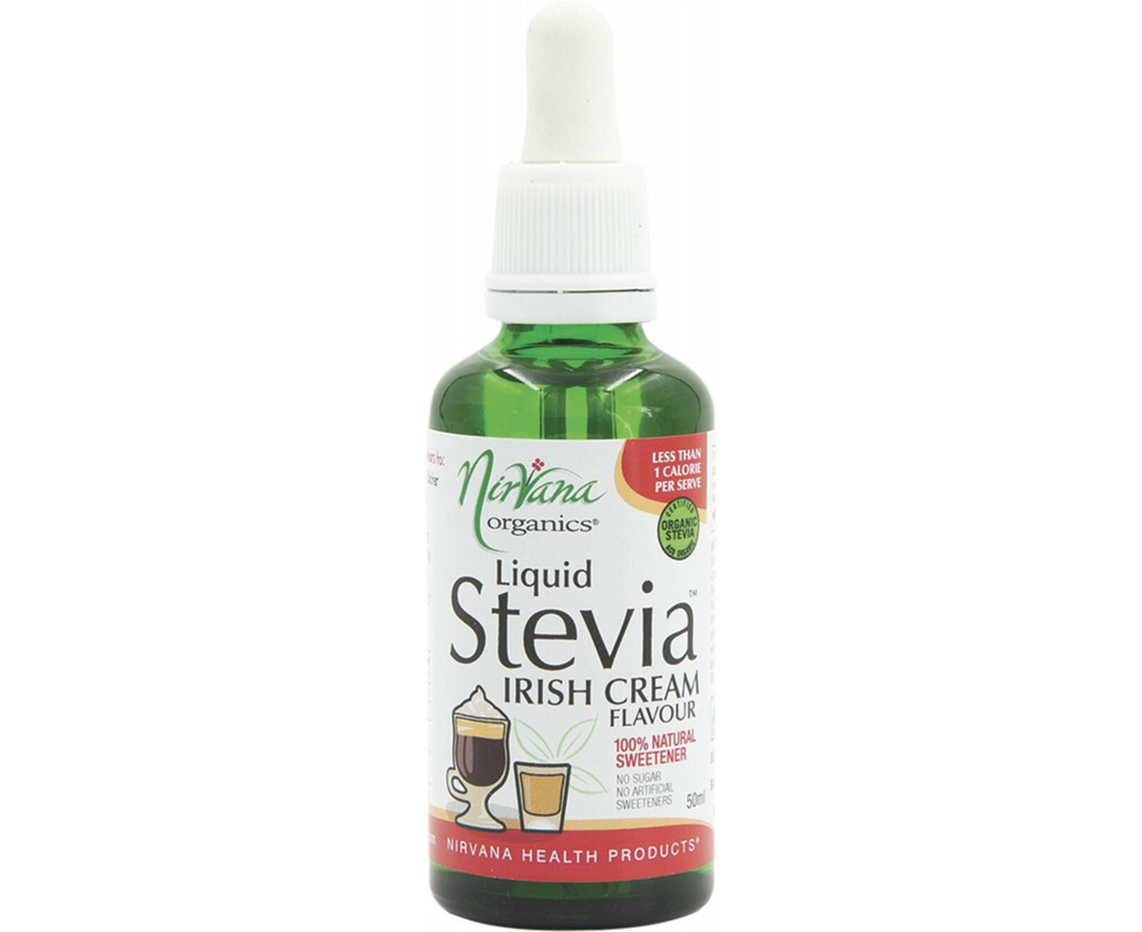 Organics Liquid Stevia Sweetener (Irish Cream) - 50mL