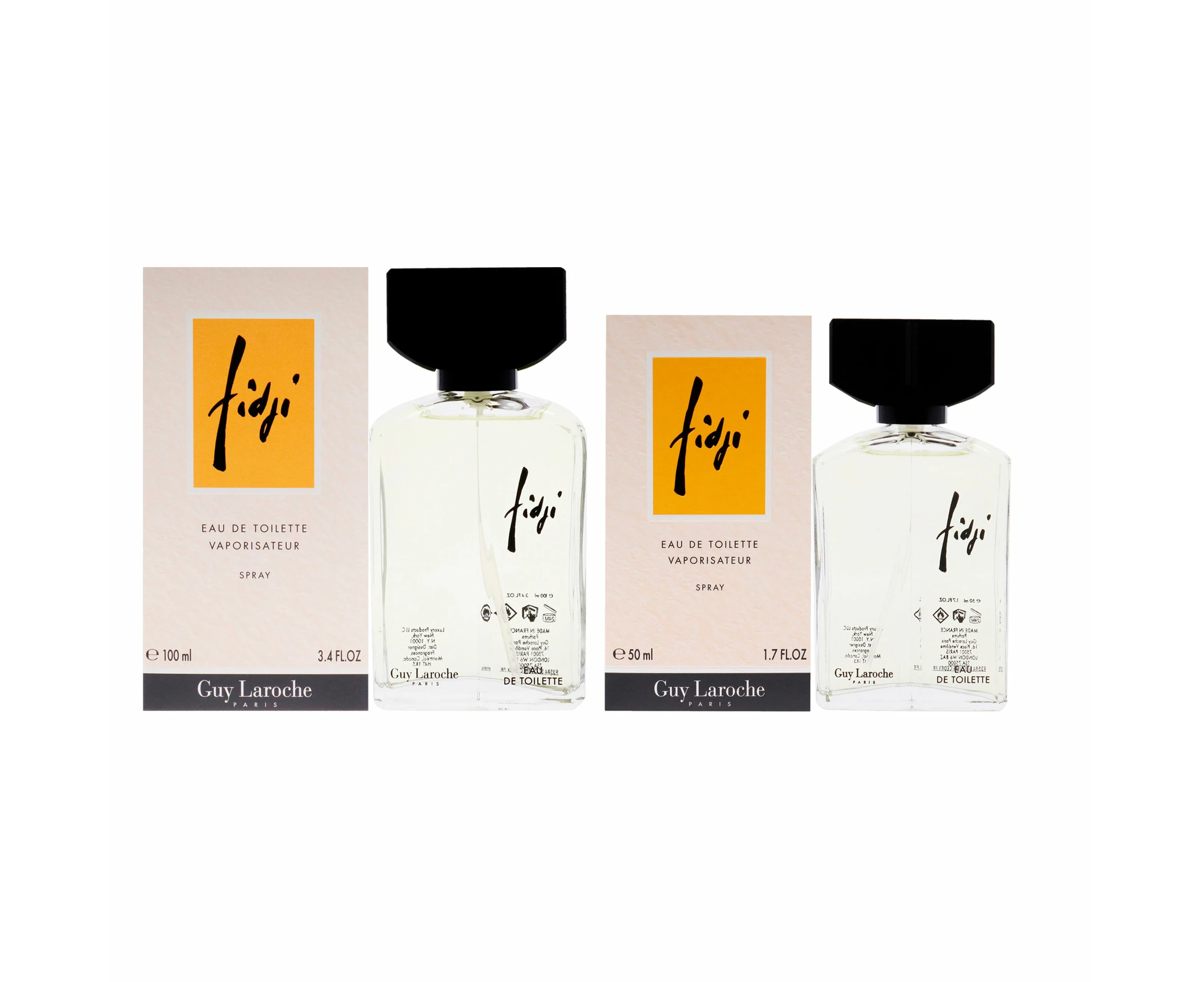 Fidji Kit by Guy Laroche for Women - 2 Pc Kit 3.4oz EDT Spray, 1.7oz EDT Spray