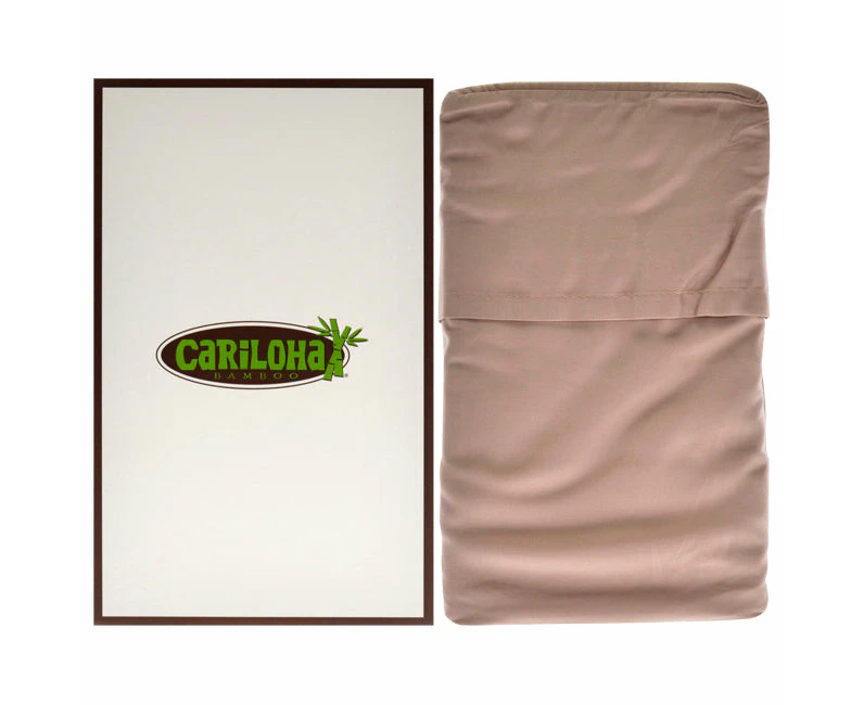 Cariloha Resort Bamboo Pillowcase Set - Blush-Standard by Cariloha for Unisex - 2 Pc Pillowcase