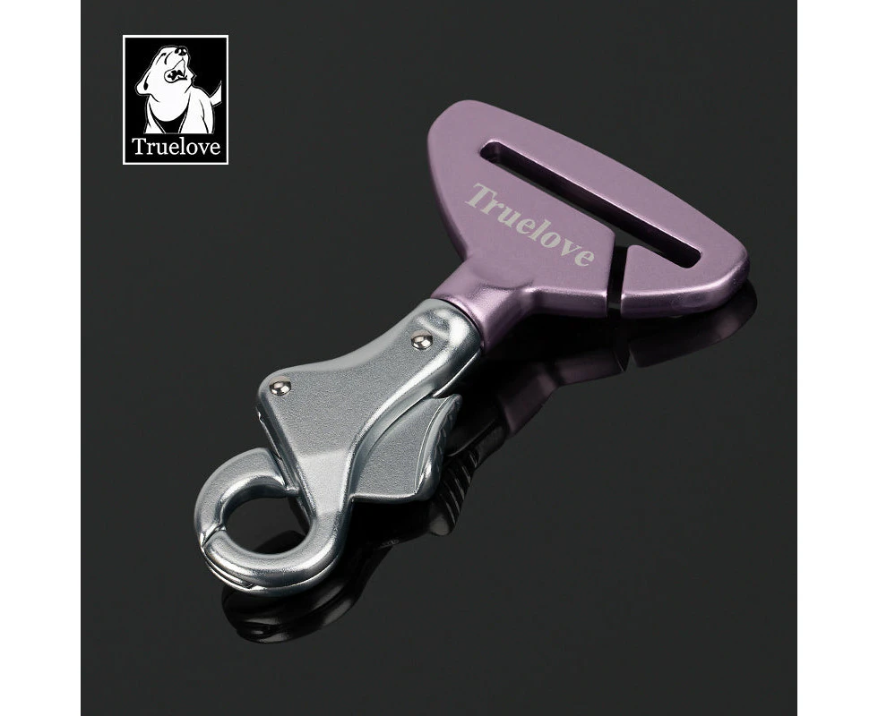 Car Seatbelt Safety Hook - Purple/Silver