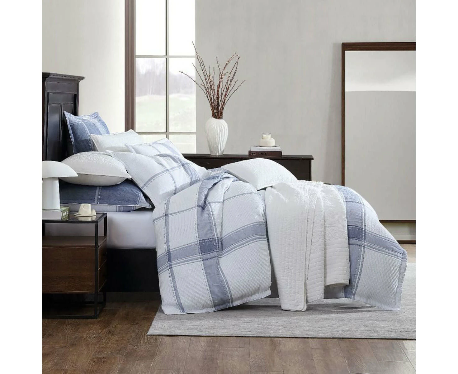 Private Collection Cannon Quilt Cover Set White