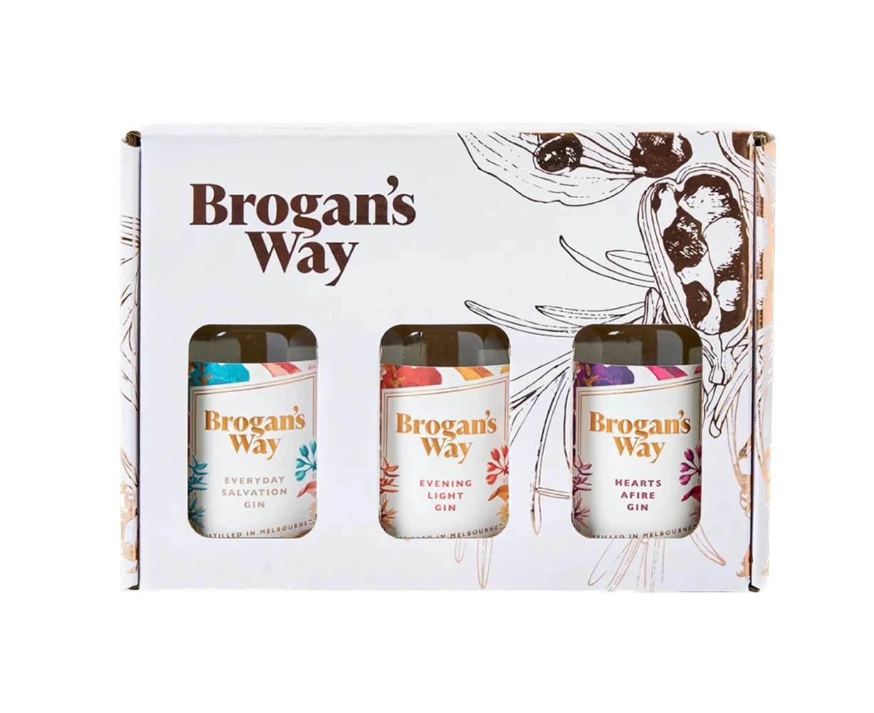 Brogans Way Gin Discovery Gift Pack 3x200ml