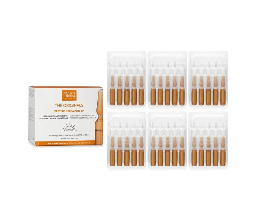 Martiderm Proteos Hydra Plus SP Ampoules (For Normal/ Combination Skin) 30 Ampoulesx2ml