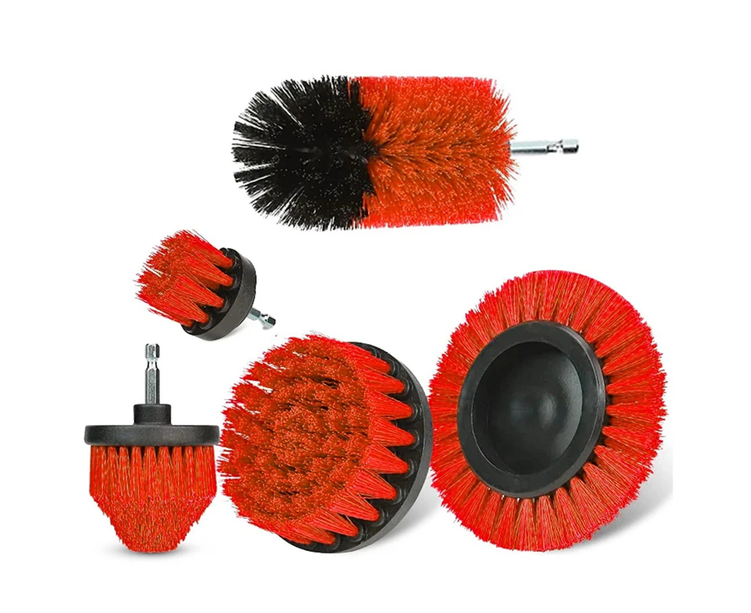 Car Wash Brush Set Disc Brush Electric Drill Cleaning Tool Kit for Car Wash Floor Kitchen Bathroom Tub Toilet