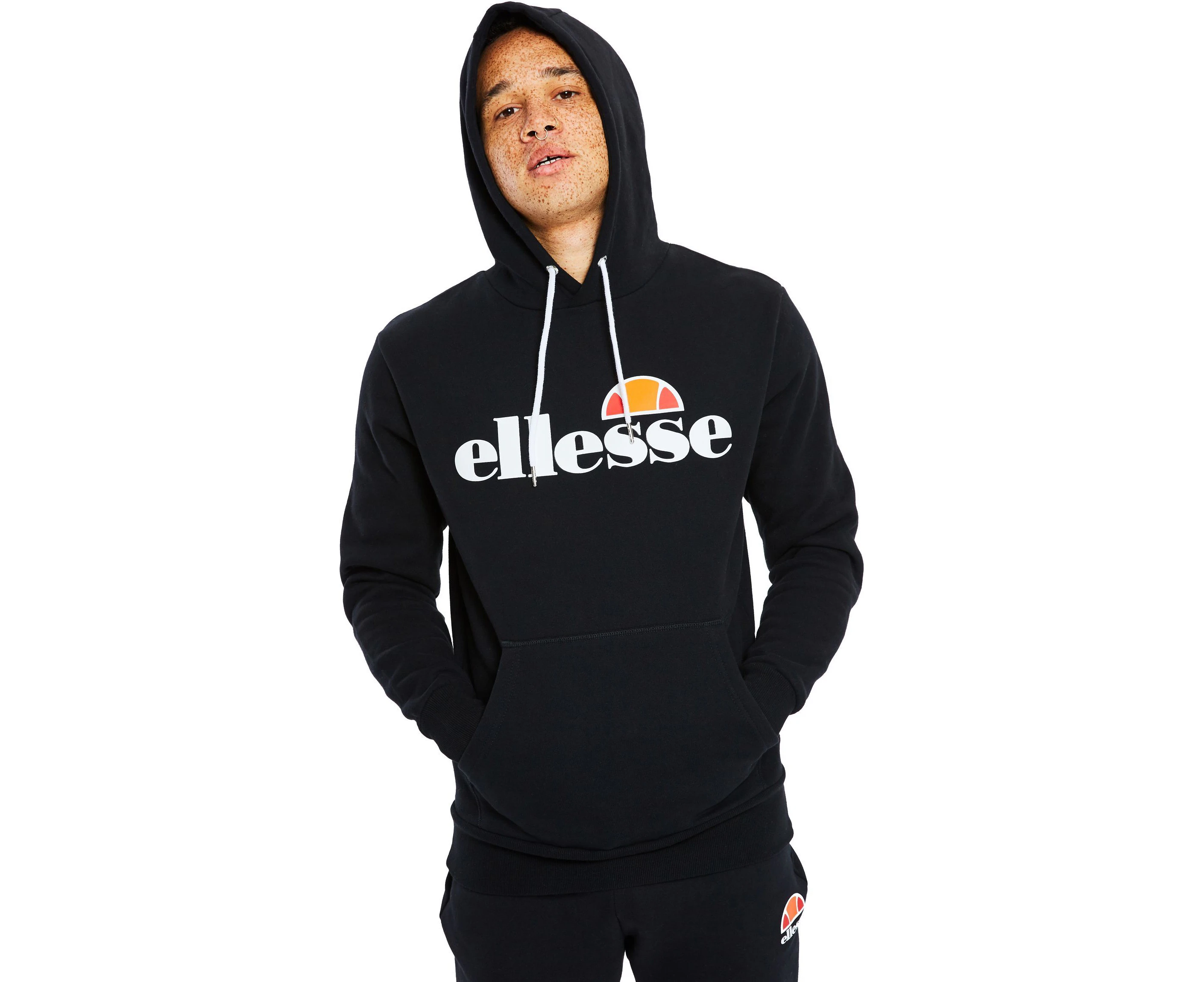 Ellesse Men's SL Gottero Hoodie Black