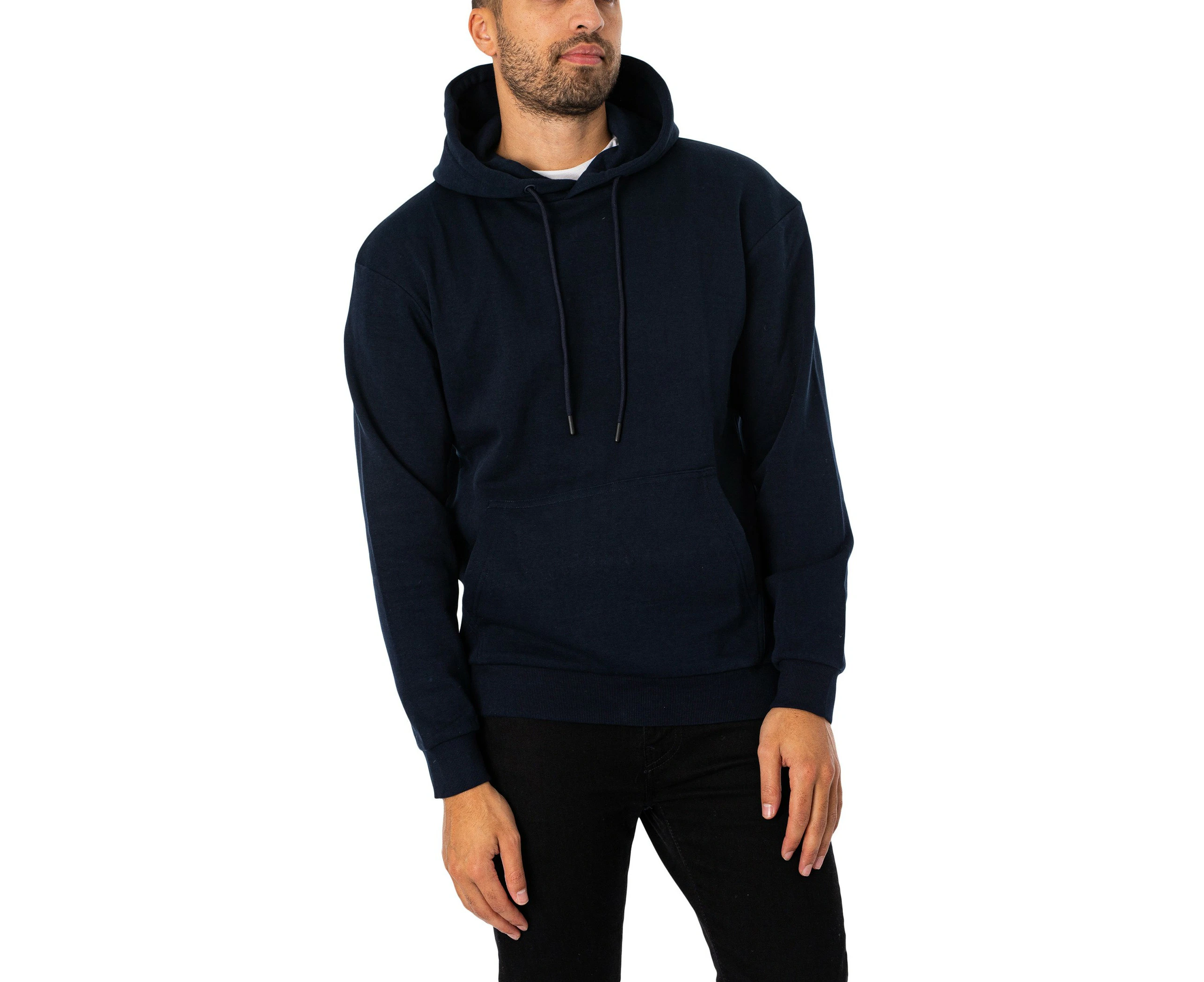 Jack & Jones Men's Bradley Pullover Hoodie - Blue