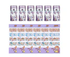 6Sets Scrapbook Sticker Tape Adhesive Japanese Paper for DIY Album Decoration