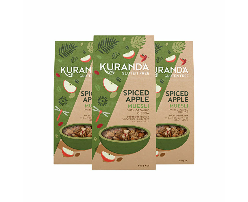 Kuranda Wholefoods Gluten Free Muesli Spiced Apple 3kg