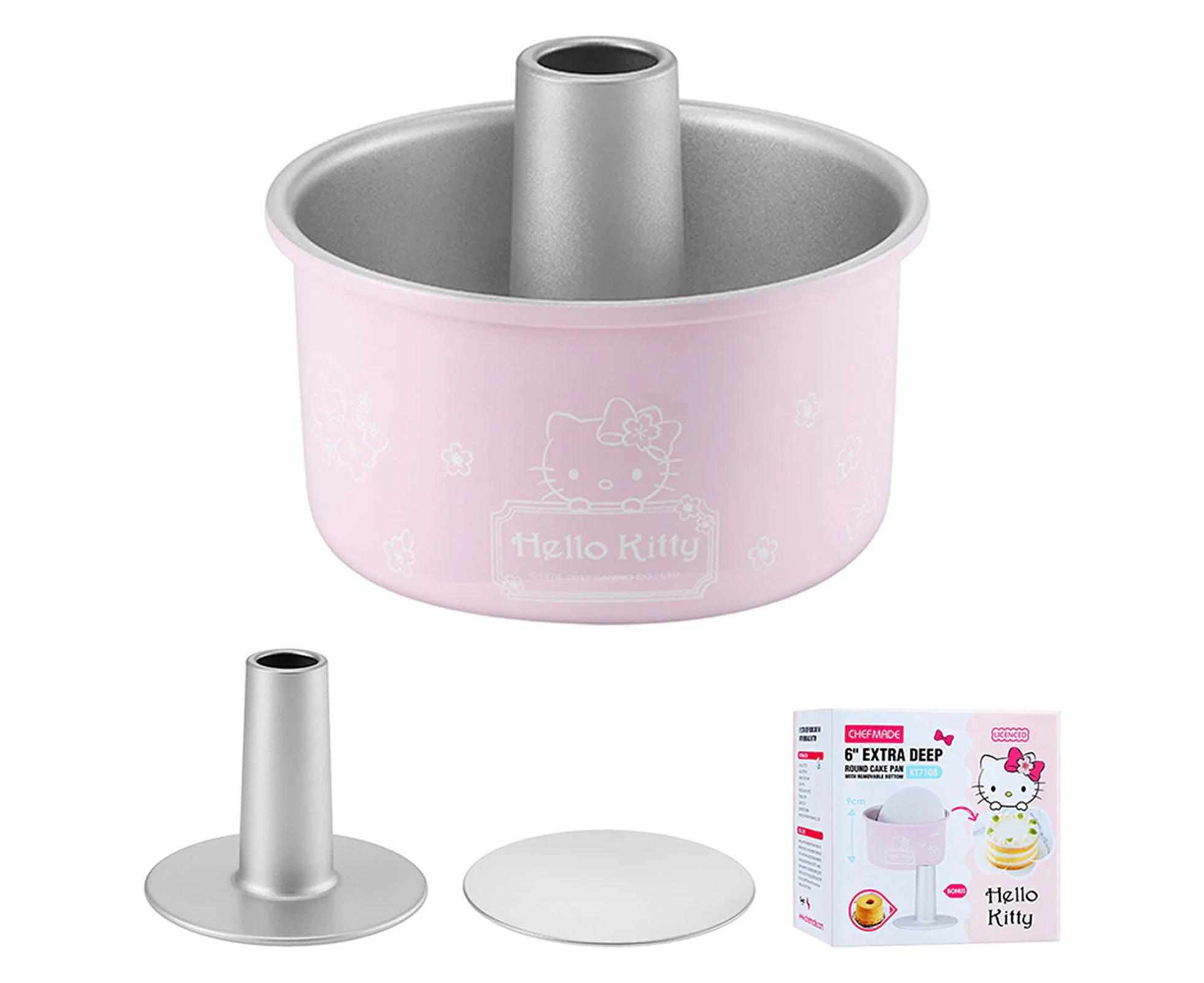 Chefmade x Sanrio Hello Kitty Extra Deep Round Cake Pan 15CM