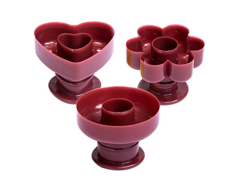 3Pcs Doughnut Mold Plastic Doughnut Mould Cake Maker Mold Desserts Casting Mould