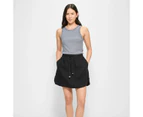 Target European Linen Pull On Mini Skirt