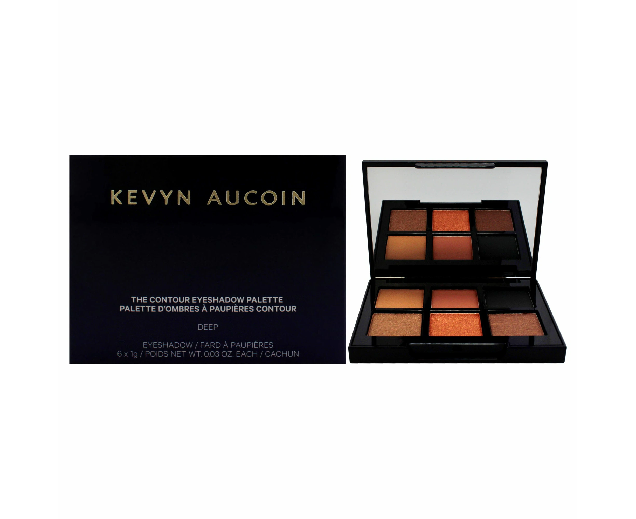 Kevyn Aucoin The Contour Eyeshadow Palette - Deep by Kevyn Aucoin for Women - 0.18 oz Eye Shadow