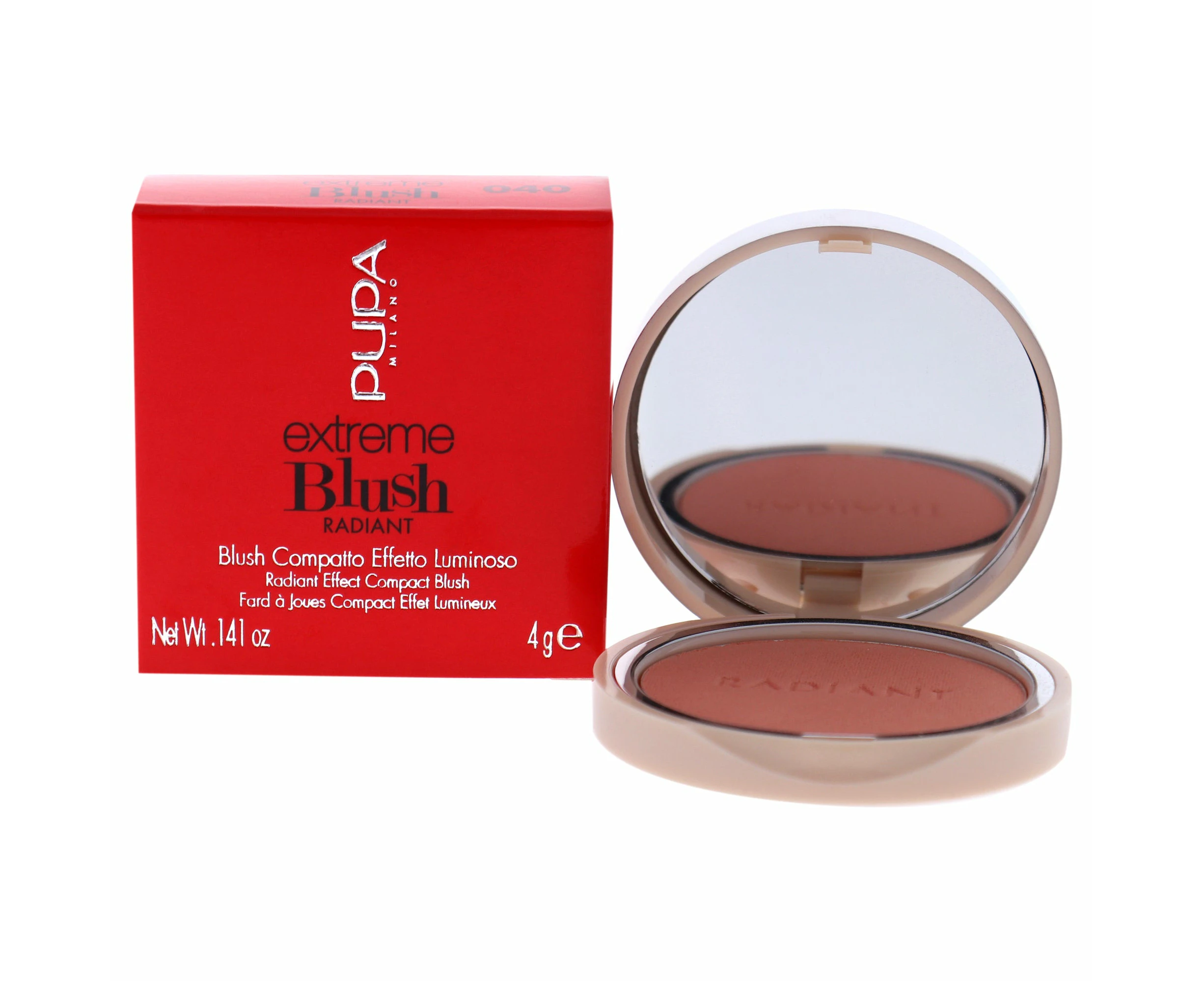 Extreme Blush Radiant - 040 Orange Vibes by Pupa Milano for Women - 0.141 oz Blush