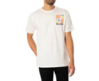 Ellesse Men's Impronta Tee / T-Shirt / Tshirt - Off White