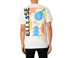 Ellesse Men's Impronta Tee / T-Shirt / Tshirt - Off White