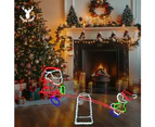 CarolCraft Animated Christmas Seesaw Lighted Xmas Decoration with Motions Outdoor